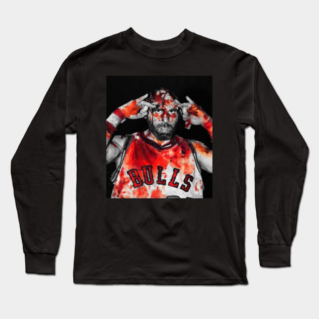 MDK Black and White Long Sleeve T-Shirt by DDT Shirts